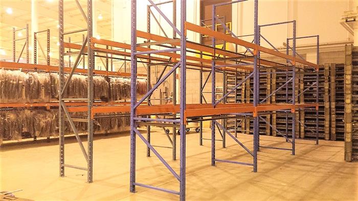 used pallet racking custom installation.